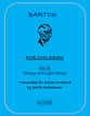 FOR CHILDREN, Set B Orchestra sheet music cover